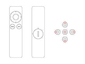 Apple Remote 线框