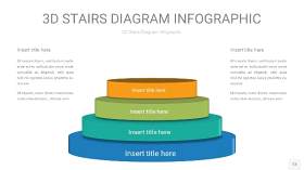 3D阶梯PPT图表13