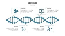 蓝色医疗医院用PPT图表4