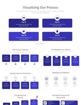 流程图信息图表PPT模板Process Infographic