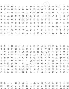 3000多个小图标附加主题颜色文件