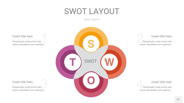 粉黄色SWOT图表PPT21 粉黄色SWOT图表PPT21