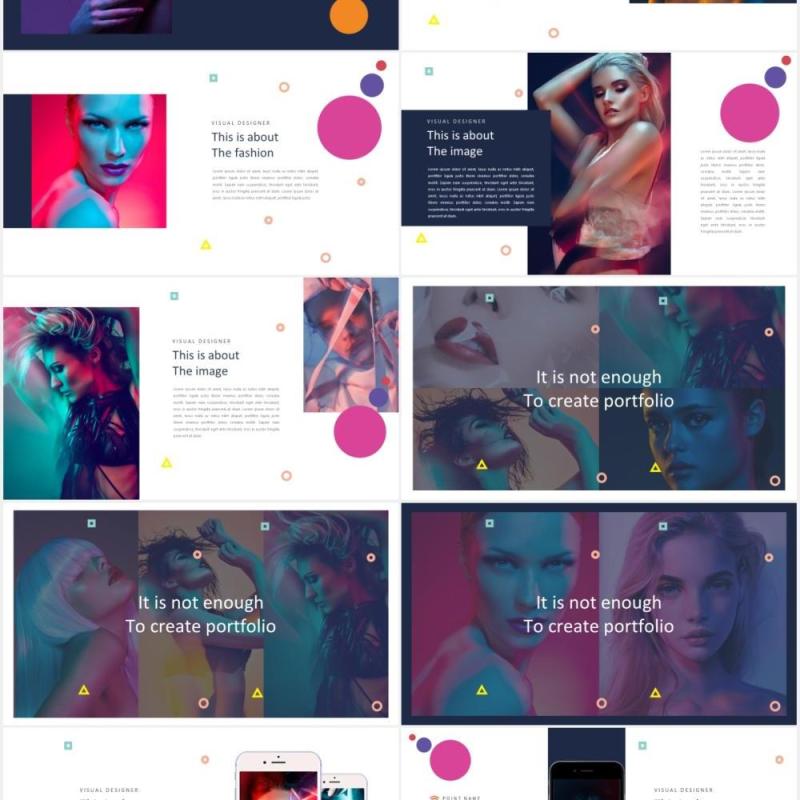 设计机构作品展示PPT模板Design Agency Powerpoint