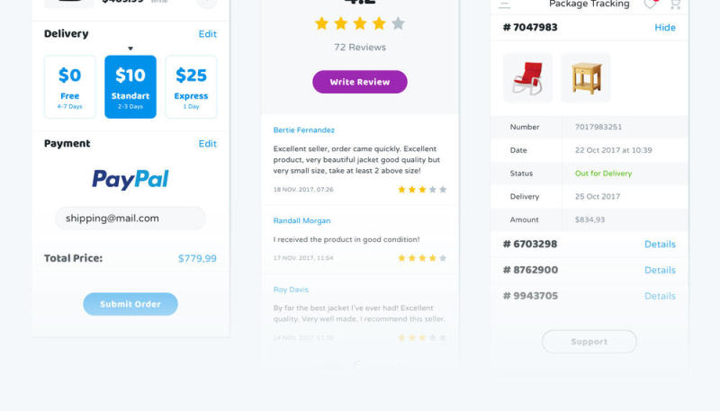 在Sketch＆Photoshop，Liberty Mobile UI工具包中创建时尚的移动应用程序的完美选择