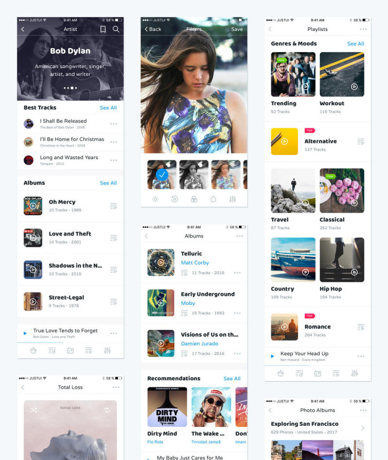 在Sketch＆Photoshop，Liberty Mobile UI工具包中创建时尚的移动应用程序的完美选择