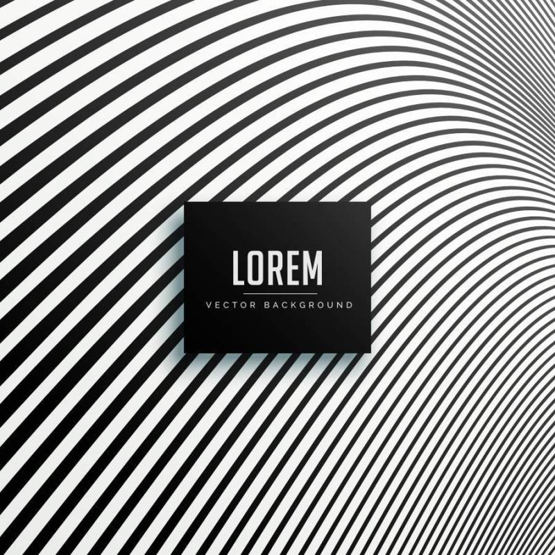 最小的黑色线条波浪背景