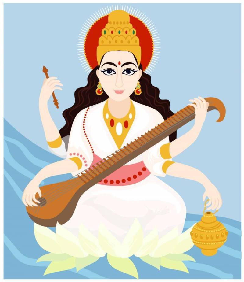 Saraswathi女神载体