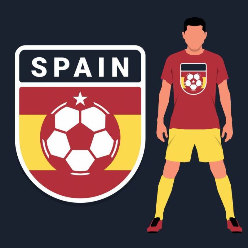 西班牙足球锦标赛会徽设计模板集