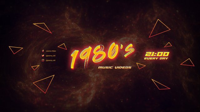 80年代复古youtube频道艺术字体效果设计PSD素材 80年代复古youtube频道艺术字体效果设计PSD素材