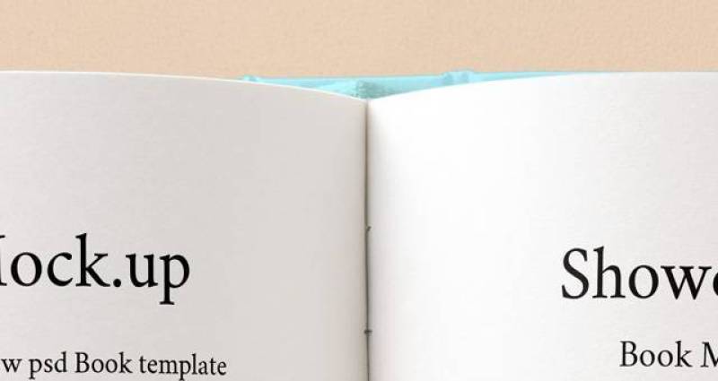 Psd精装书内部样机