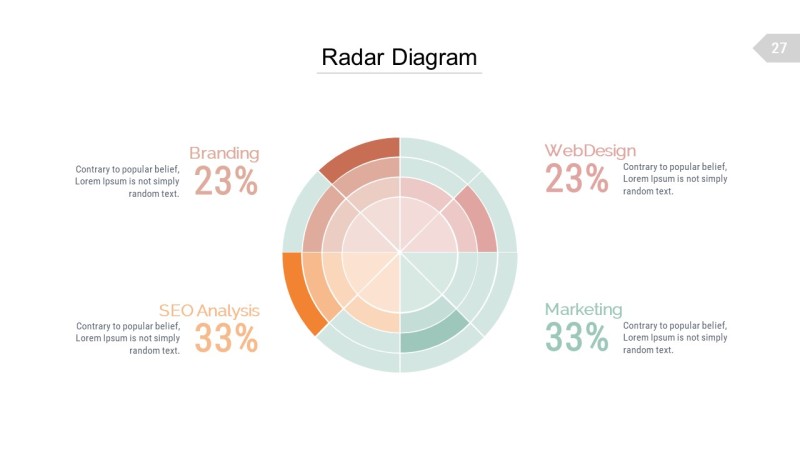 浅色系百分比PPT信息可视化图表27