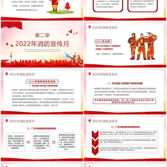 红色抓消防安全保高质量发展PPT模板 红色抓消防安全保高质量发展PPT模板