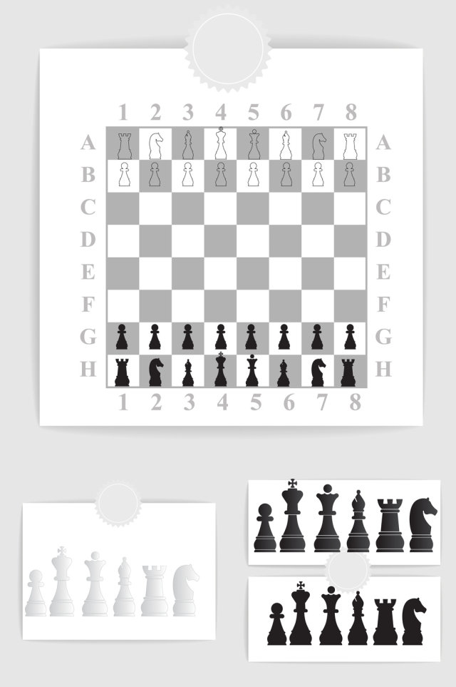 矢量国际象棋素材 矢量国际象棋素材
