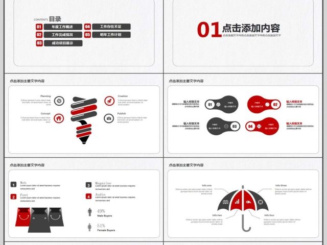 2018年终总结汇报PPT