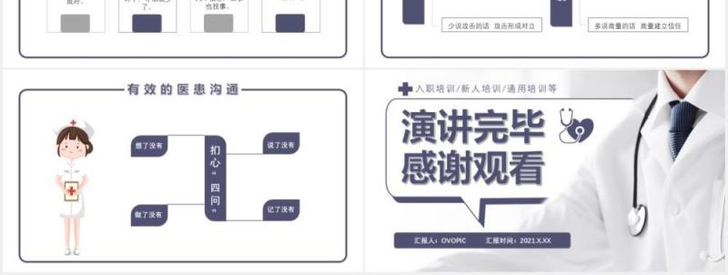 有效的医患沟通新人培训医疗医院通用PPT模板