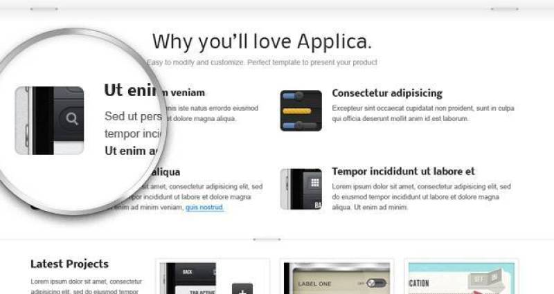 应用App Psd Web模板 应用App Psd Web模板