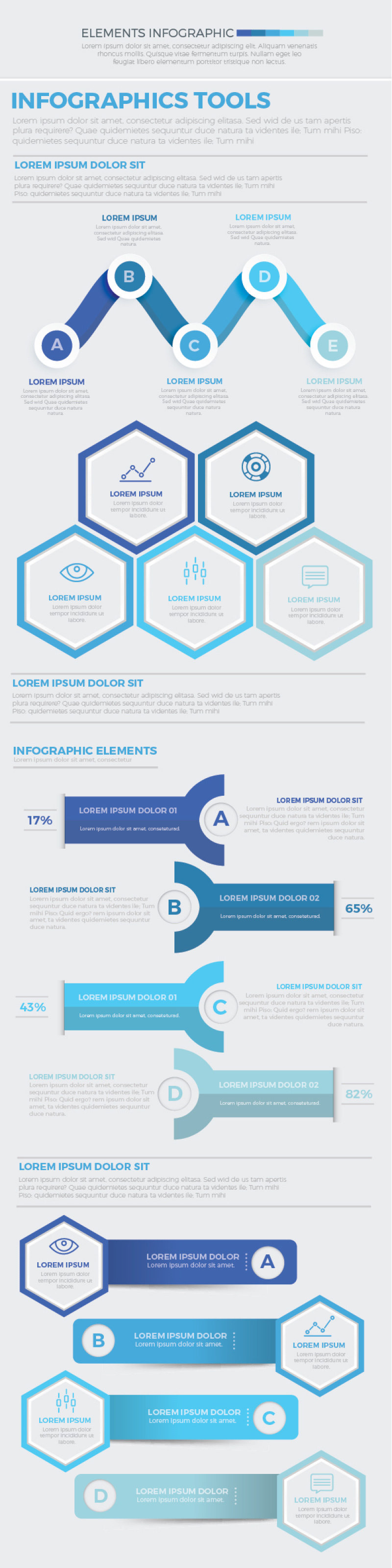 商业创业信息平面设计素材 Business Start Up Infographic Design