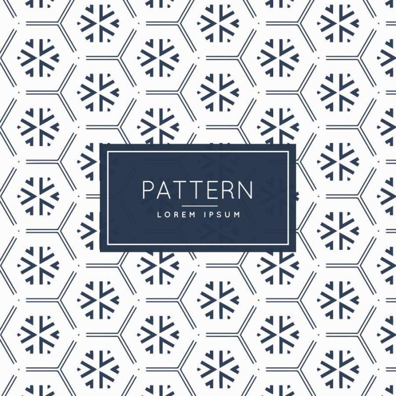 抽象的六角形图案设计