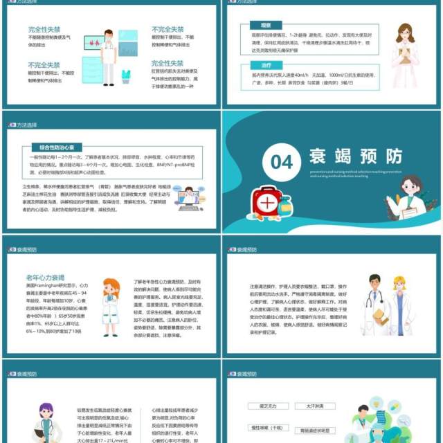 病例预防与护理方法选择教学动态PPT模板 病例预防与护理方法选择教学动态PPT模板