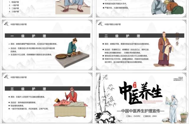 中国风中医养生宣传介绍PPT模板 中国风中医养生宣传介绍PPT模板