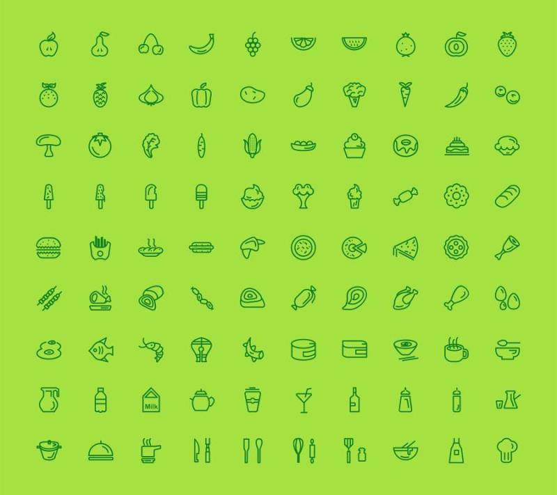 Drink & Food Icons