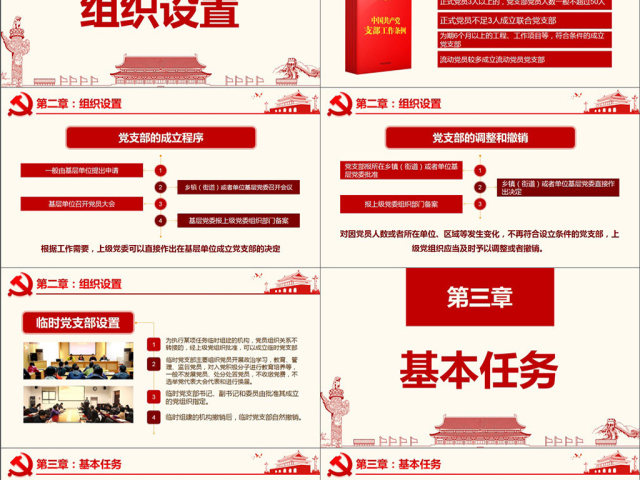 原创2018中国共产党支部工作条例党课PPT-版权可商用 原创2018中国共产党支部工作条例党课PPT-版权可商用