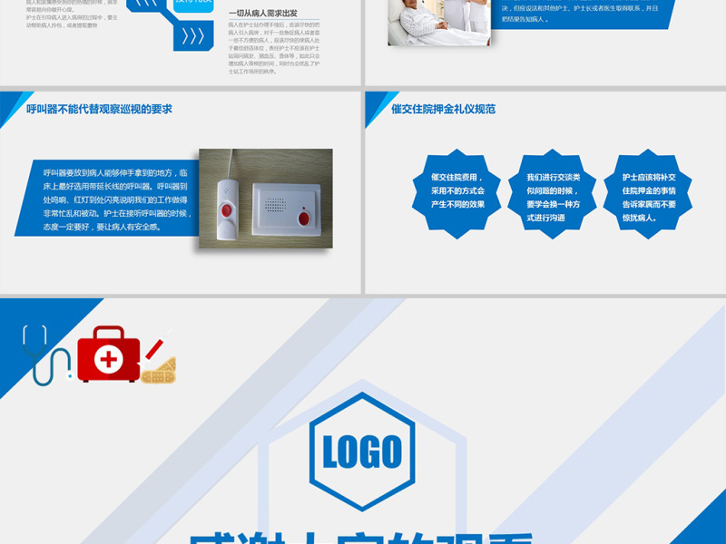 医院医学医疗护士病人护理礼仪培训PPT模板