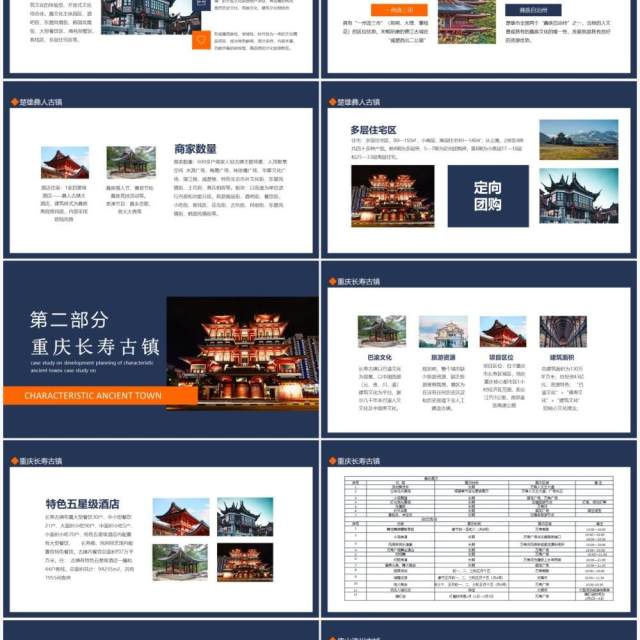 特色古镇发展规划案例分析动态PPT模板 特色古镇发展规划案例分析动态PPT模板