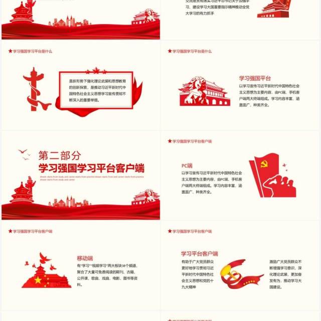 梦想从学习开始事业从实践起步学习强国平台学习指南动态PPT模板 梦想从学习开始事业从实践起步学习强国平台学习指南动态PPT模板