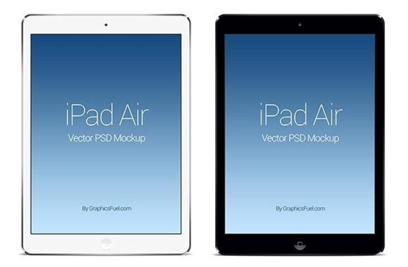 iPad Air PSD mockup