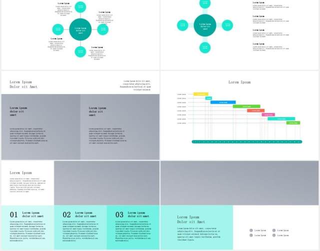 简约绿色公司业务宣传介绍图片版式设计PPT模板PROGETTER - Business PowerPoint Template