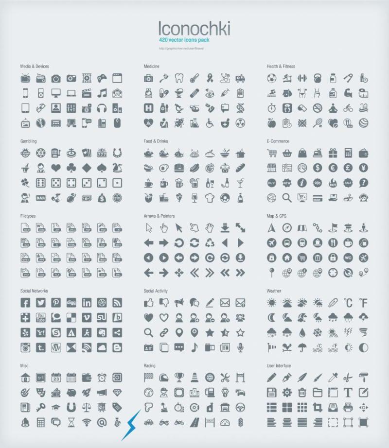 收集最全的图标