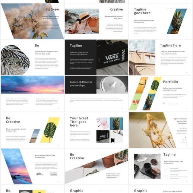 工作报告图文展示汇报PPT模板Be. Powerpoint Presentation Template