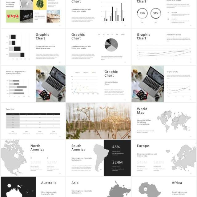 工作报告图文展示汇报PPT模板Be. Powerpoint Presentation Template