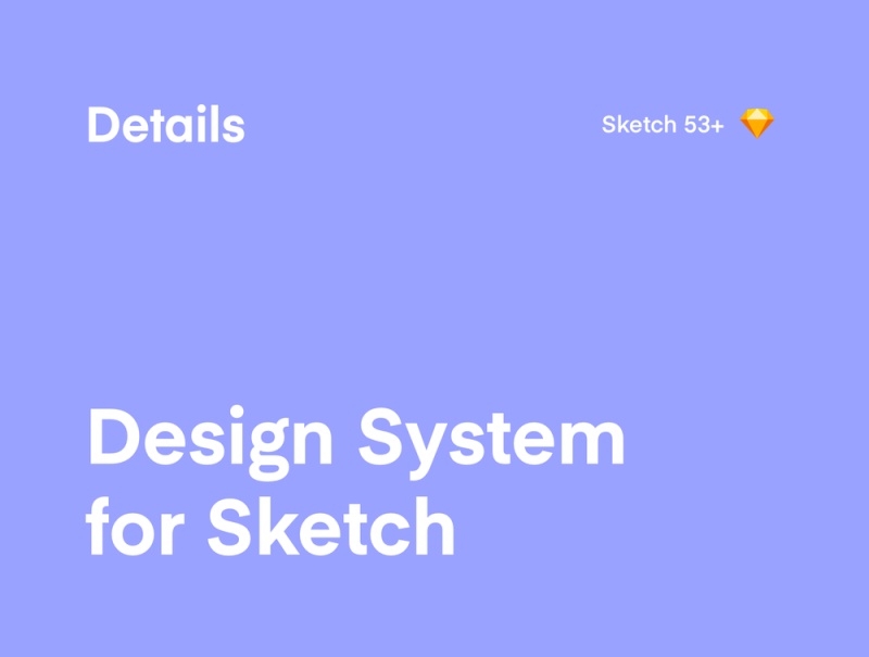 高级设计系统模板。，详细信息：草图设计系统