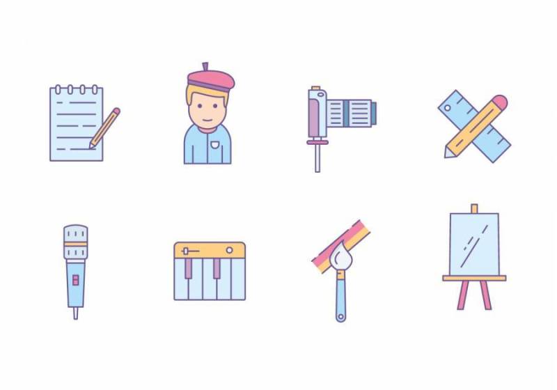 内容创建者矢量