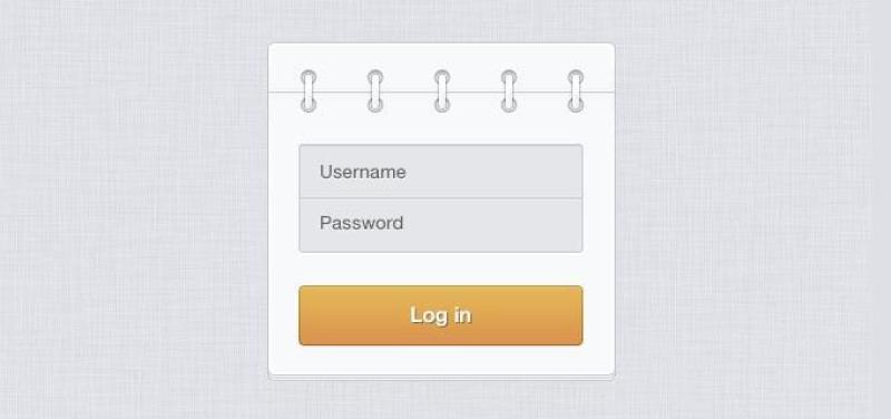 Login Form (PSD)