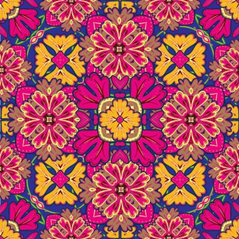 无缝图案彩色装饰矢量18