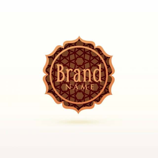 抽象的伊斯兰品牌标志设计