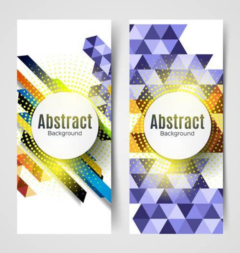 多彩抽象元素背景