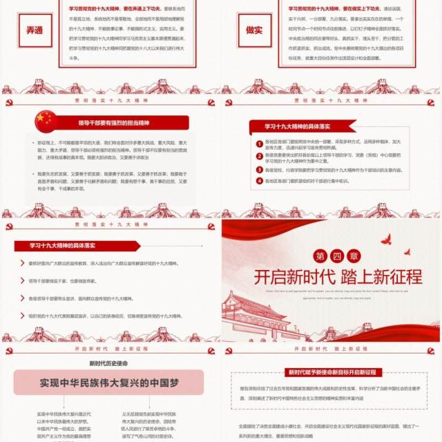 红色简约学新党章做合格党员PPT模板 红色简约学新党章做合格党员PPT模板