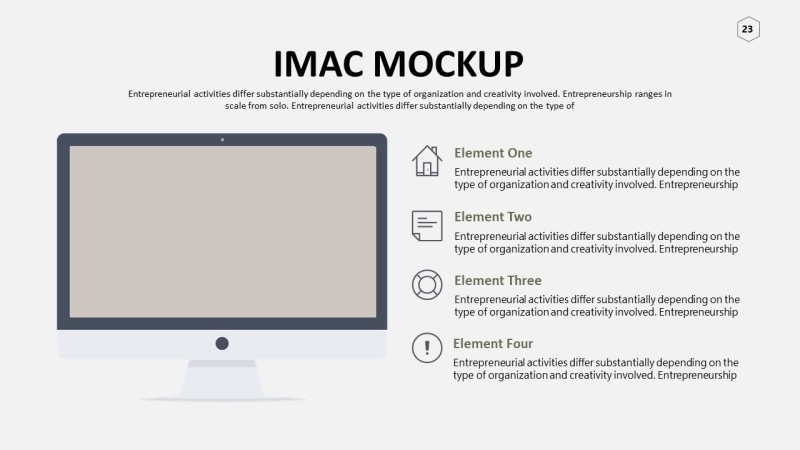 灰色样机展示PPT信息可视化图表23