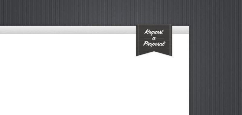 精致折角标签—psd分层素材