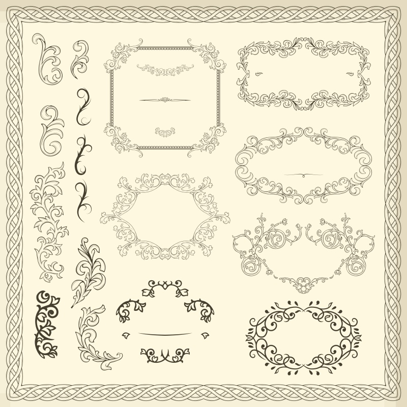 书画装饰设计元素4613