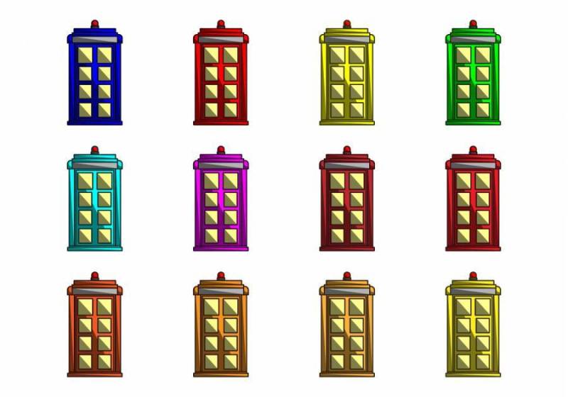  Tardis图标矢量