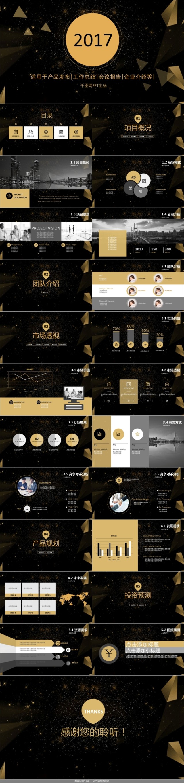土豪金商务风企业介绍PPT 土豪金商务风企业介绍PPT