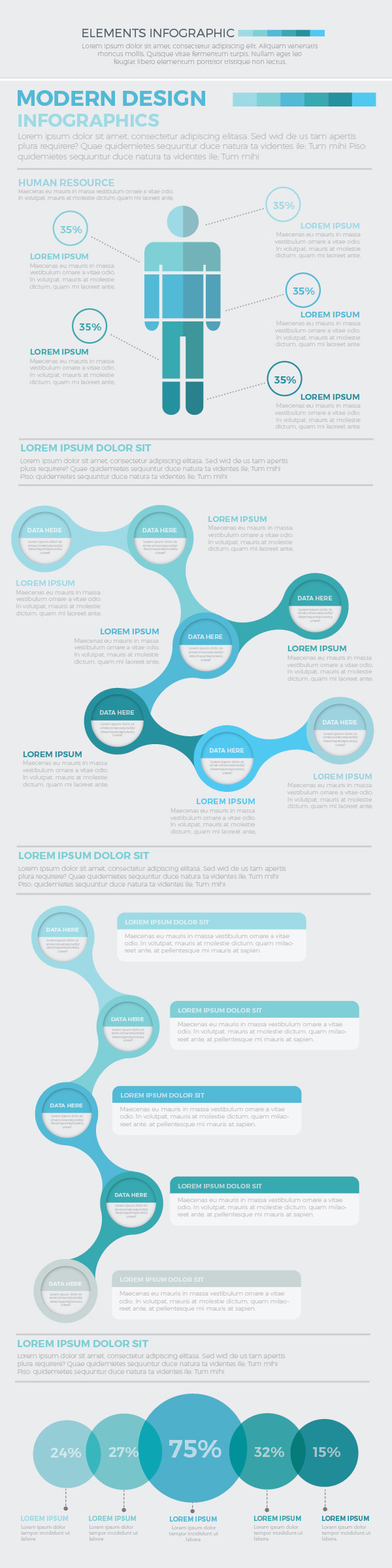 大蓝色信息图矢量素材 Big Blue Infographics 大蓝色信息图矢量素材 Big Blue Infographics