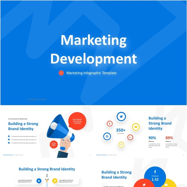 市场开发拓展信息图PPT模板Marketing Development