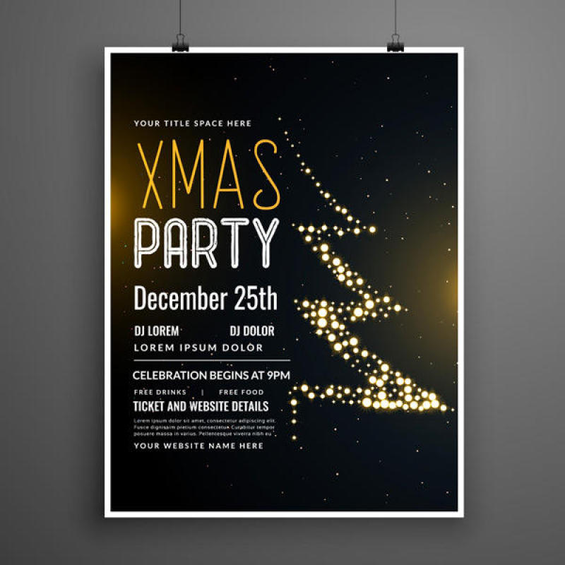 圣诞Party海报