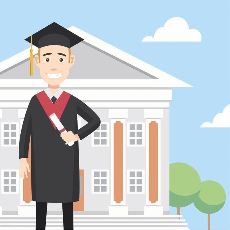 文凭研究生 矢量